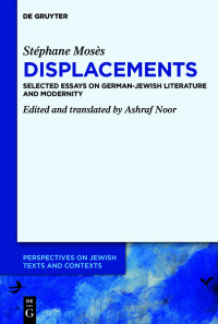 Cover image: Stéphane Mosès ›Displacements‹ 1st edition 9783110754018