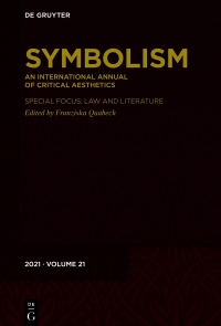 Imagen de portada: Symbolism 21 1st edition 9783110756395