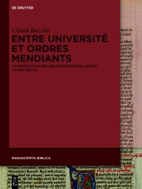 Imagen de portada: Entre Université et ordres mendiants 1st edition 9783110757194