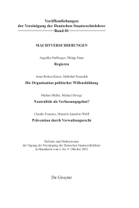 صورة الغلاف: Machtverschiebungen 1st edition 9783110757521