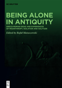 Immagine di copertina: Being Alone in Antiquity 1st edition 9783110757934