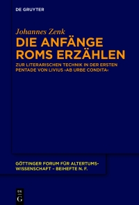 Imagen de portada: Die Anfänge Roms erzählen 1st edition 9783110758030