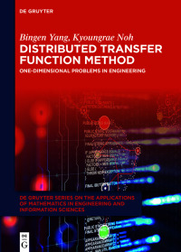 Cover image: Distributed Transfer Function Method 1st edition 9783110758542