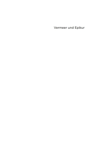 Imagen de portada: Vermeer und Epikur 1st edition 9783110682892