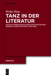 Cover image: Tanz in der Literatur 1st edition 9783110759655
