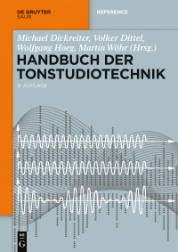 Imagen de portada: Handbuch der Tonstudiotechnik 9th edition 9783110759709