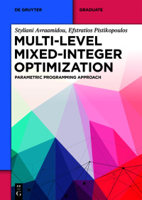 Omslagafbeelding: Multi-level Mixed-Integer Optimization 1st edition 9783110760309