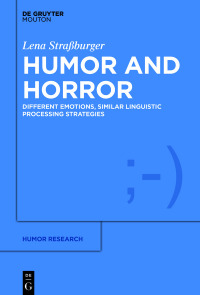 Titelbild: Humor and Horror 1st edition 9783110764680