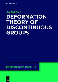 Cover image: Deformation Theory of Discontinuous Groups 1st edition 9783110765298