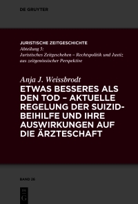 Cover image: Etwas Besseres als den Tod 1st edition 9783110765618