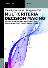 Imagen de portada: Multicriteria Decision Making 1st edition 9783110765649