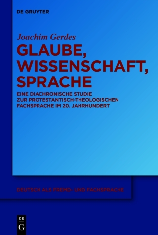 Cover image: Glaube, Wissenschaft, Sprache 1st edition 9783110770124
