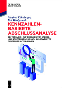 Imagen de portada: Kennzahlenbasierte Abschlussanalyse 1st edition 9783110770384