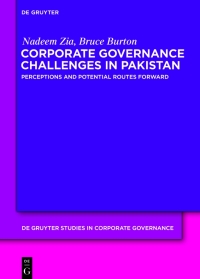 Cover image: Corporate Governance Challenges in Pakistan 1st edition 9783110772869