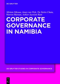 Cover image: Corporate Governance in Namibia 1st edition 9783110778076