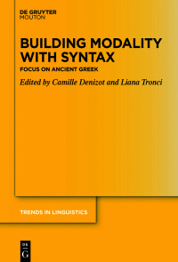 Cover image: Building Modality with Syntax 1st edition 9783110778052