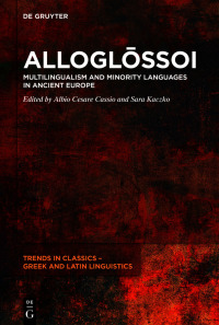 Omslagafbeelding: Alloglо̄ssoi 1st edition 9783110779523