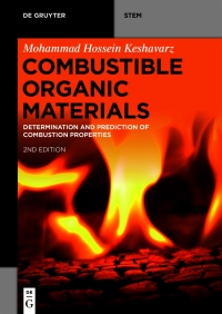 Cover image: Combustible Organic Materials 2nd edition 9783110782042