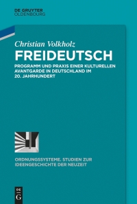 Cover image: Freideutsch 1st edition 9783110783384