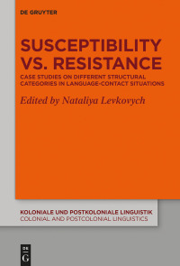 Titelbild: Susceptibility vs. Resistance 1st edition 9783110785197