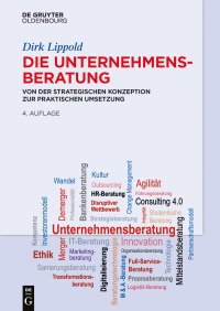 صورة الغلاف: Die Unternehmensberatung 4th edition 9783110785500