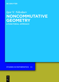 Cover image: Noncommutative Geometry 2nd edition 9783110788600