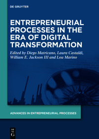 Cover image: Entrepreneurial Processes in the Era of Digital Transformation 1st edition 9783110790153