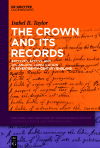 Cover image: The Crown and Its Records 1st edition 9783110791266