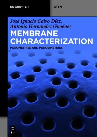 Omslagafbeelding: Membrane Characterization 1st edition 9783110792188