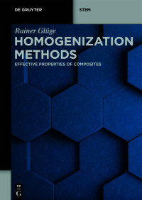 Cover image: Homogenization Methods 1st edition 9783110793512