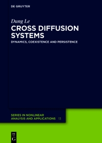 Cover image: Cross Diffusion Systems 1st edition 9783110794984