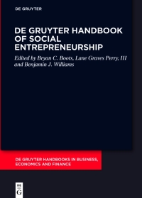 Cover image: De Gruyter Handbook of Social Entrepreneurship 1st edition 9783110795356