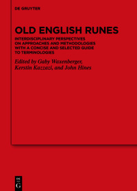 Imagen de portada: Old English Runes 1st edition 9783110796773