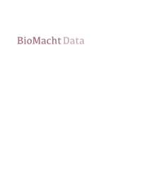 Cover image: BioMachtData 1st edition 9783110799569