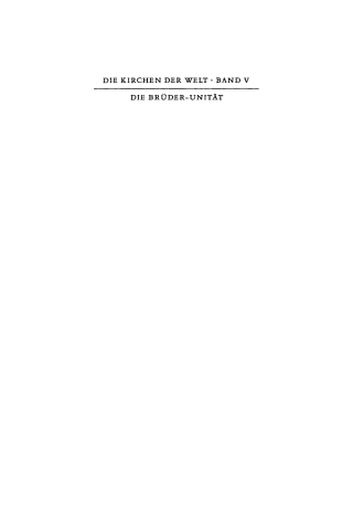 Imagen de portada: Die Brüder-Unität 1st edition 9783771500511