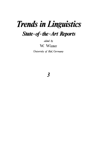 Cover image: The Caddoan, Iroquoian, and Siouan Languages 1st edition 9789027934437