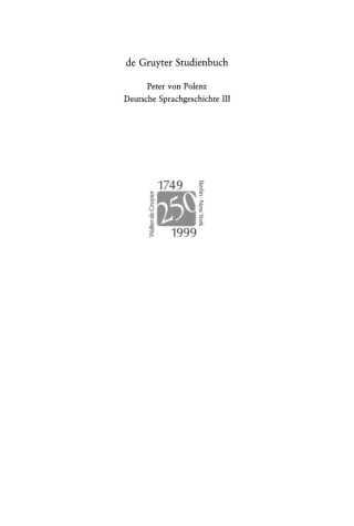 Cover image: 19. und 20. Jahrhundert 1st edition 9783110164268