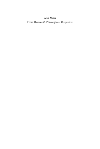 Cover image: From Dummett's Philosophical Perspective 1st edition 9783110149869