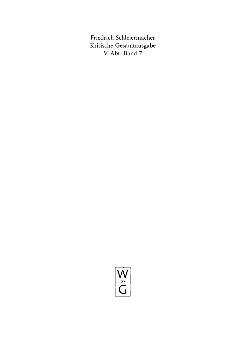 Briefwechsel 1803 – 1804 (Briefe 1541 – 1830) 1st Edition