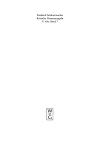 Omslagafbeelding: Briefwechsel 1803 - 1804 1st edition 9783110184921