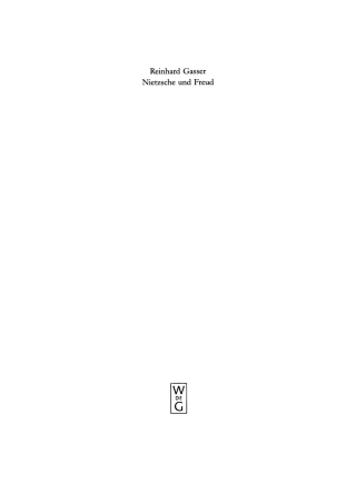 表紙画像: Nietzsche und Freud 1st edition 9783110149609