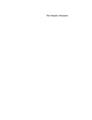 Imagen de portada: The Nomadic Alternative 1st edition 9789027975201