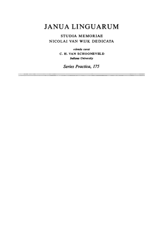 Cover image: A Grammar of Subordinate Structures in English 1st edition 9789027926302
