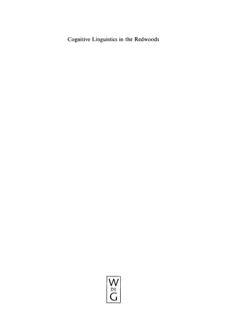 Imagen de portada: Cognitive Linguistics in the Redwoods 1st edition 9783110143584