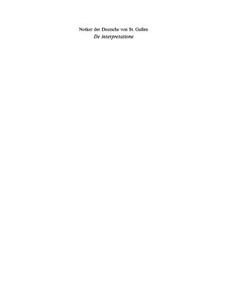 Immagine di copertina: De interpretatione 1st edition 9783110143942