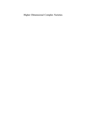 Cover image: Higher Dimensional Complex Varieties 1st edition 9783110145038
