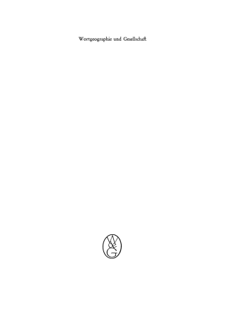 Omslagafbeelding: Wortgeographie und Gesellschaft 1st edition 9783110003802