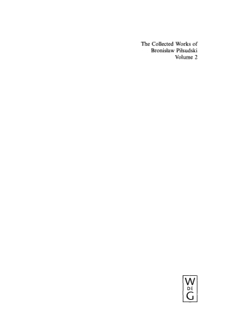 Cover image: Materials for the Study of the Ainu Language and Folklore (Cracow 1912) 1st edition 9783110161182