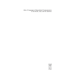 Cover image: Atlas of Languages of Intercultural Communication in the Pacific, Asia, and the Americas 1st edition 9783110134179