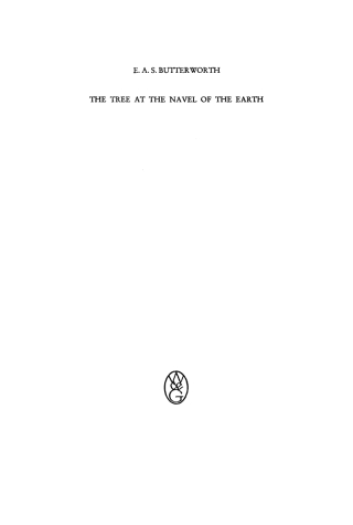 Cover image: The Tree at the Navel of the Earth 1st edition 9783110063493